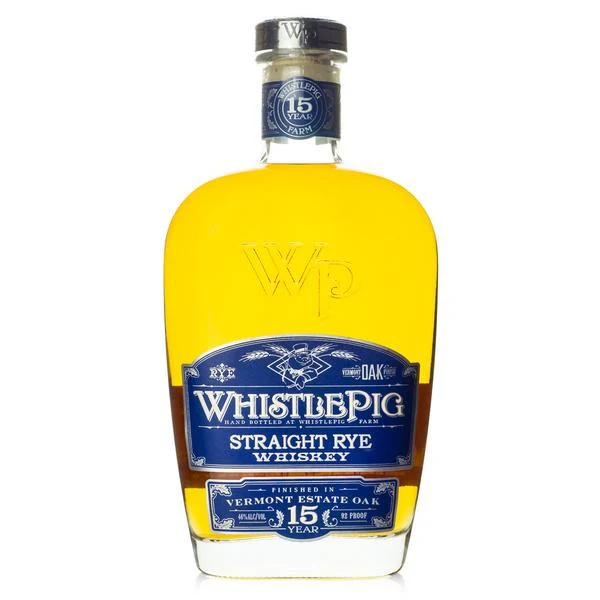 WhistlePig 15 year Old Vermont Estate Oak Rye Whiskey (750ml)
