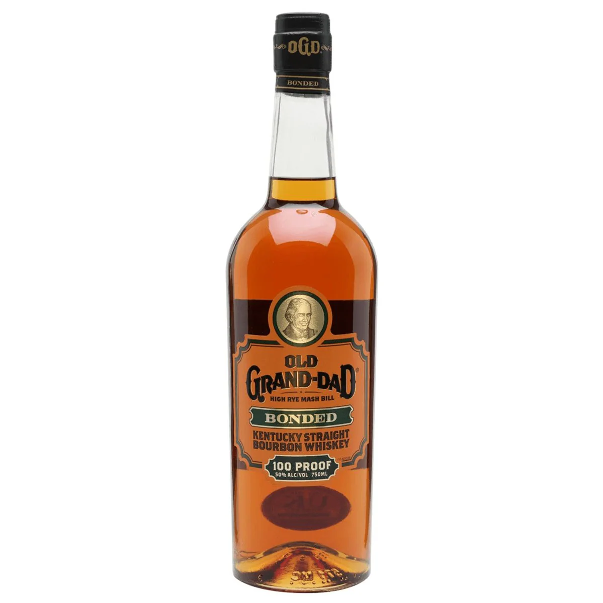 Old Grand Dad 100 Proof Kentucky Straight Bourbon Whiskey (750ml)