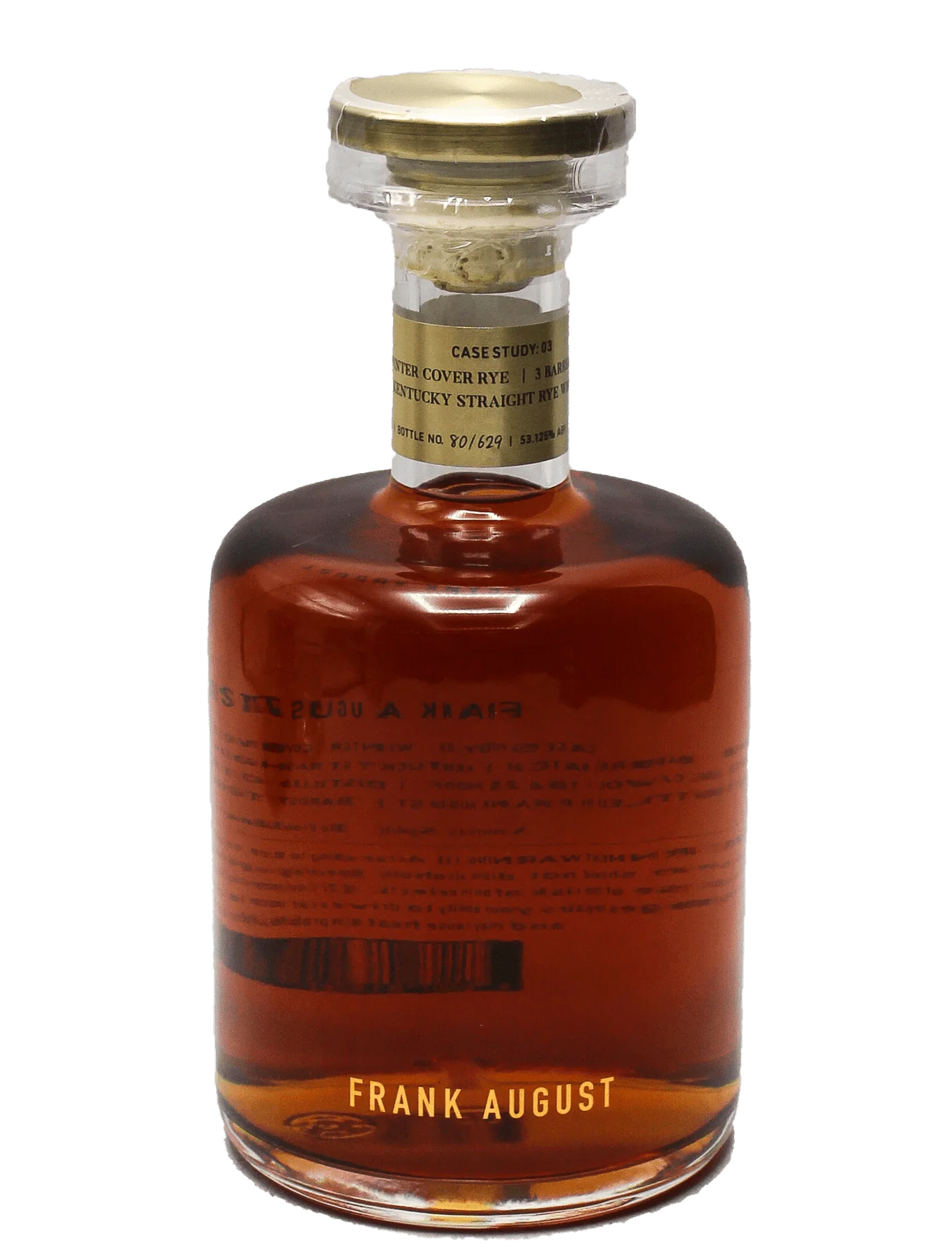 Frank August Whiskey Case Study 03 Winter Cover Rye 750ml
