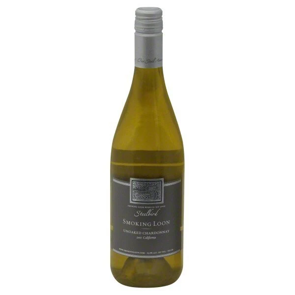 Steelbird Smoking Loon Unoaked Chardonnay California (750ml)