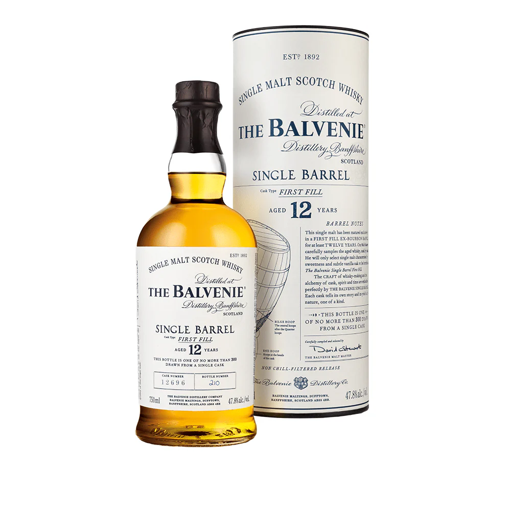 The Balvenie Single Barrel 12 Year Old Scotch Whisky 750ml