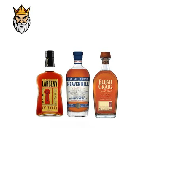 Elijah Craig Small Batch - Larceny 1870 Bourbon - Heaven Hill 7 year old Bourbon Bundle (750ml)