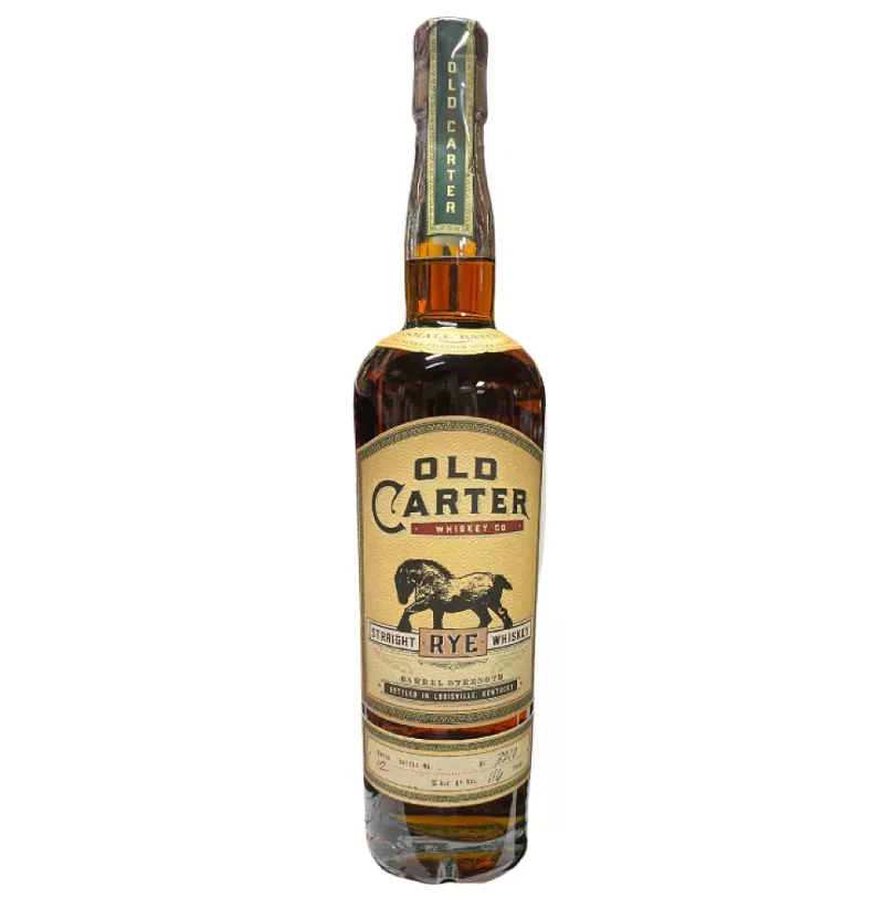 Old Carter Small Batch Straight Rye Whiskey Batch 12 (750ml)
