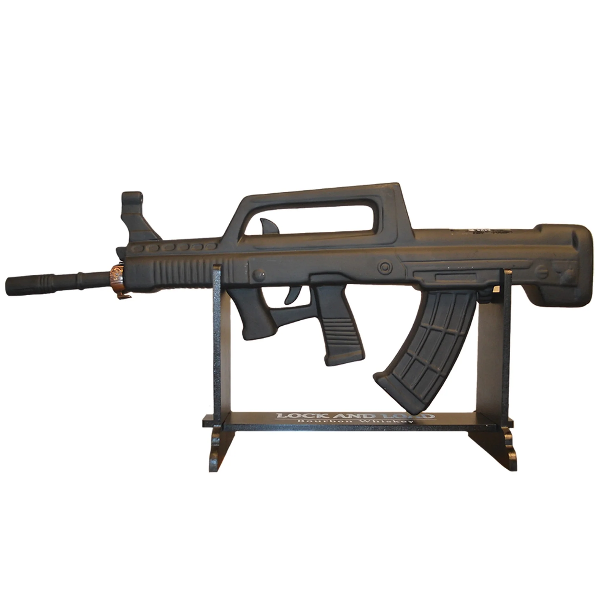 Lock and Load Rifle Shaped Bourbon Whiskey (1.75L)