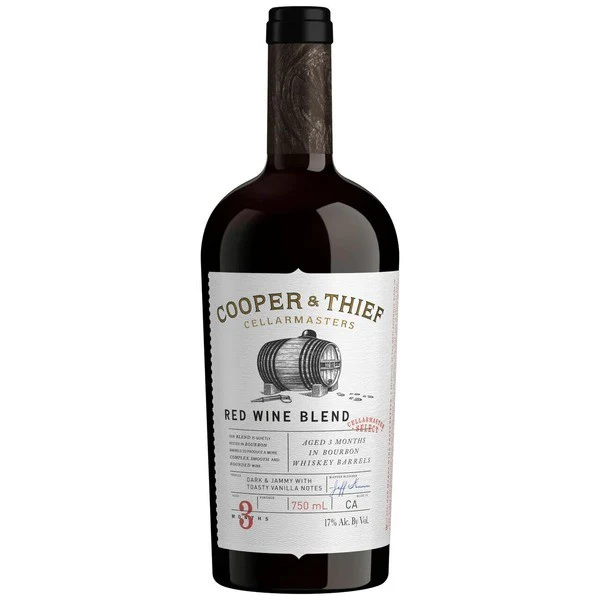 Cooper & Thief Red Wine Blend Aged 3 Months In Bourbon Whiskey Barrels (750ml)