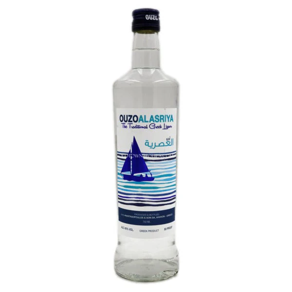 Ouzo Al Asriya Greek Liquor (750ml)