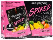 Big Machine Vodka Spiked Cooler Tropical Pouches (8x200ml)