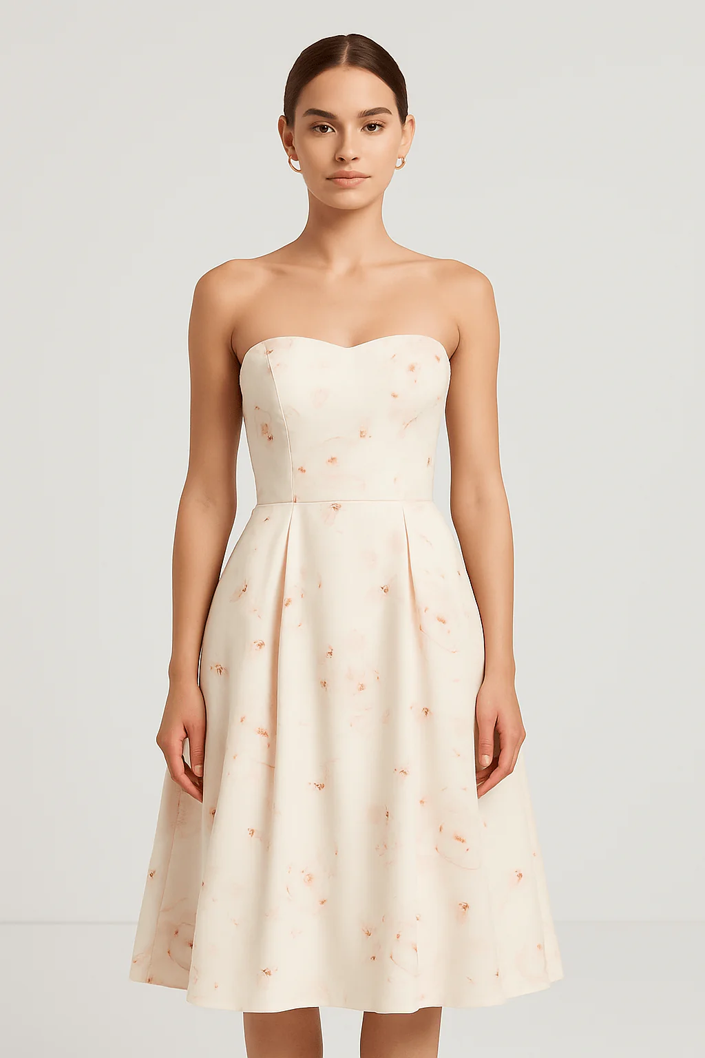 Robe Midi ��vas��e Birdie sans Bretelles