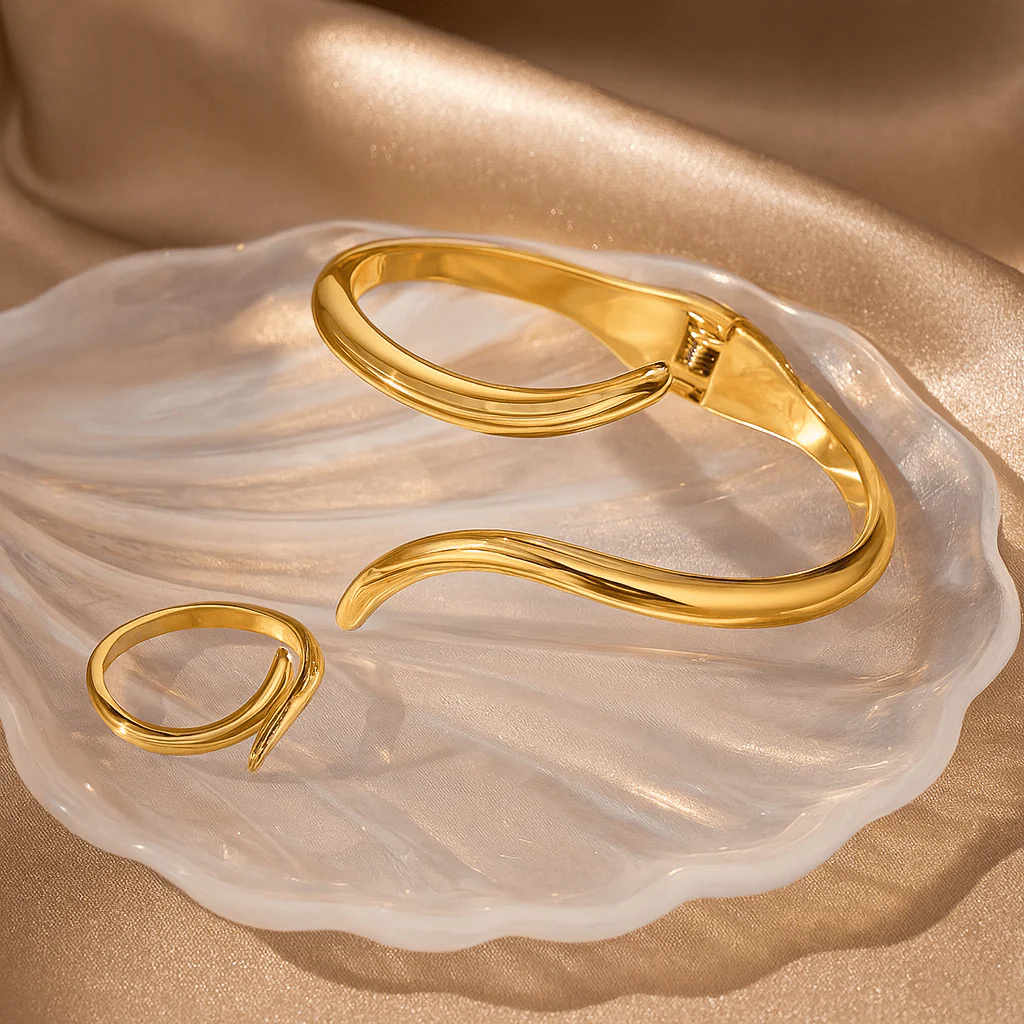 Bijou bague design minimaliste épurement moderne Max for Me - Élégance géométrique intemporelle