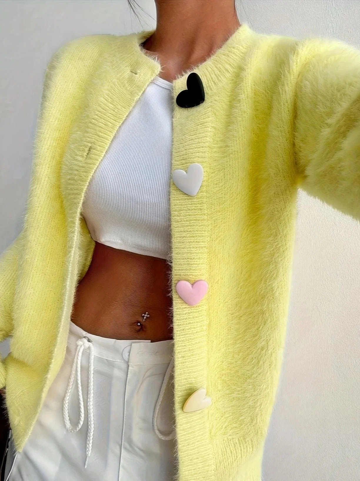 Cardigan boutons femme tricot moelleux charme romantique MAX FOR ME