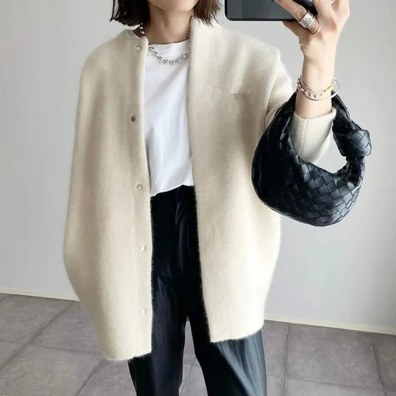 Cardigan long en maille douce - chaleur et style ��pur�� - MAX FOR ME