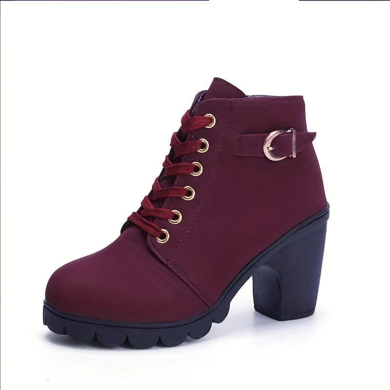 Bottines �� talons pour femme �C Des chaussures ��l��gantes en daim pour le quotidien