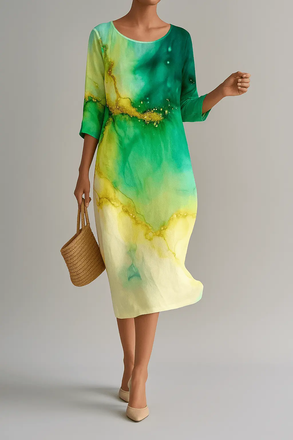 Robe Maxi Femme ��l��gante Fleurie