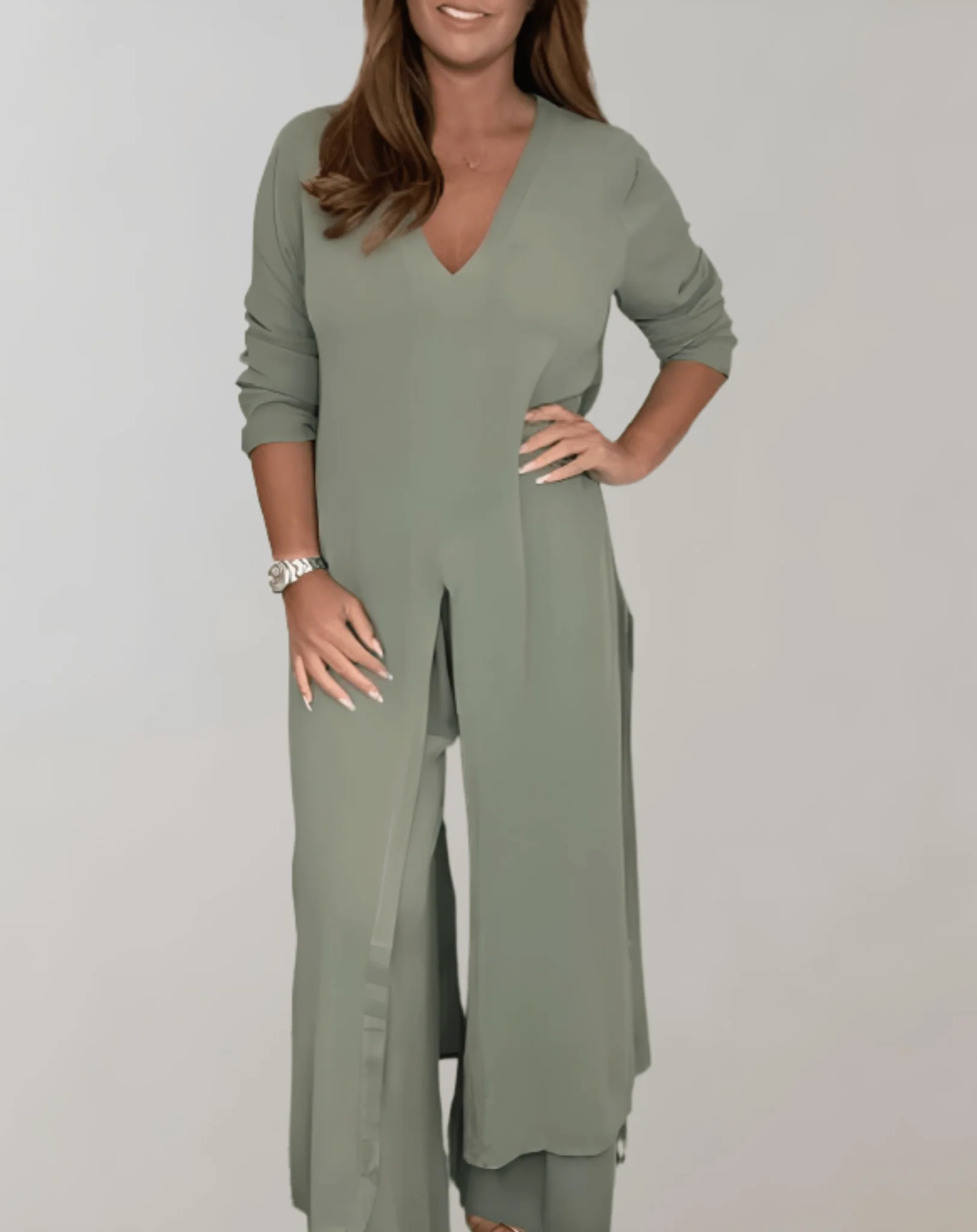 Ensemble confort tunique et pantalon - une ��l��gance au quotidien - MAX FOR ME