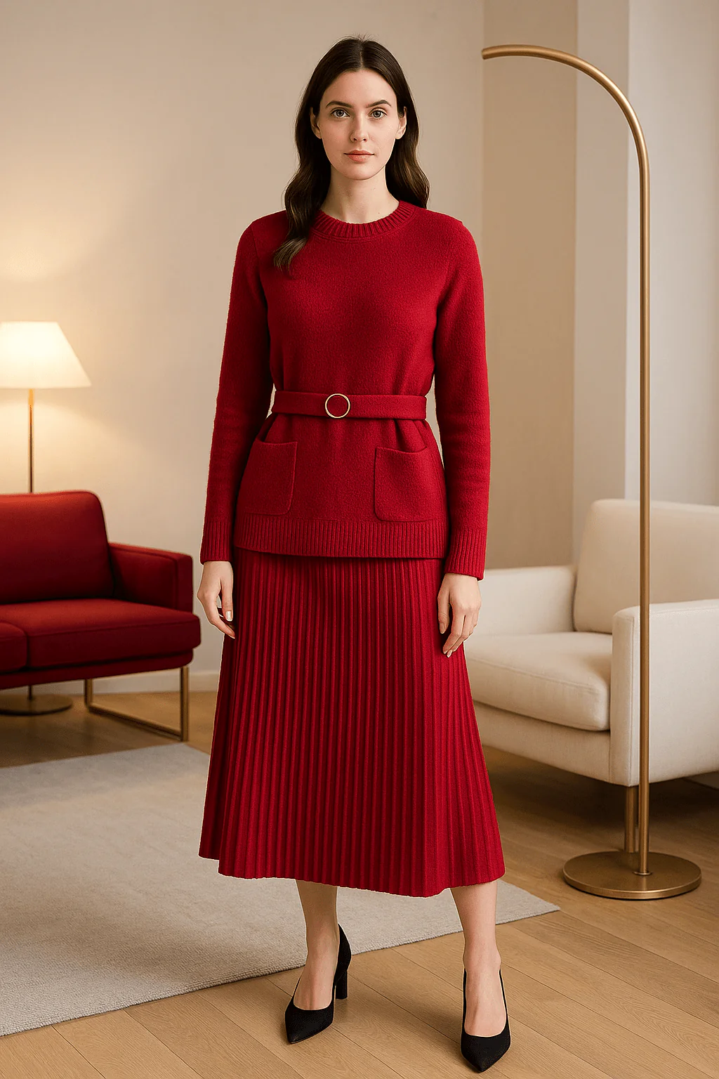 Ensemble gilet sans manches femme pantalon droit - coordination facile - MAX FOR ME