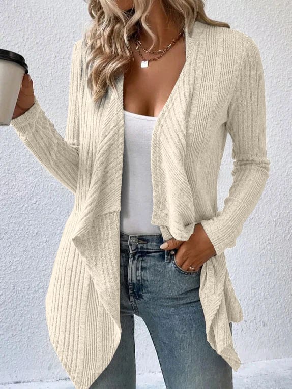 Cardigan d��contract�� ouvert sur le devant pour femme