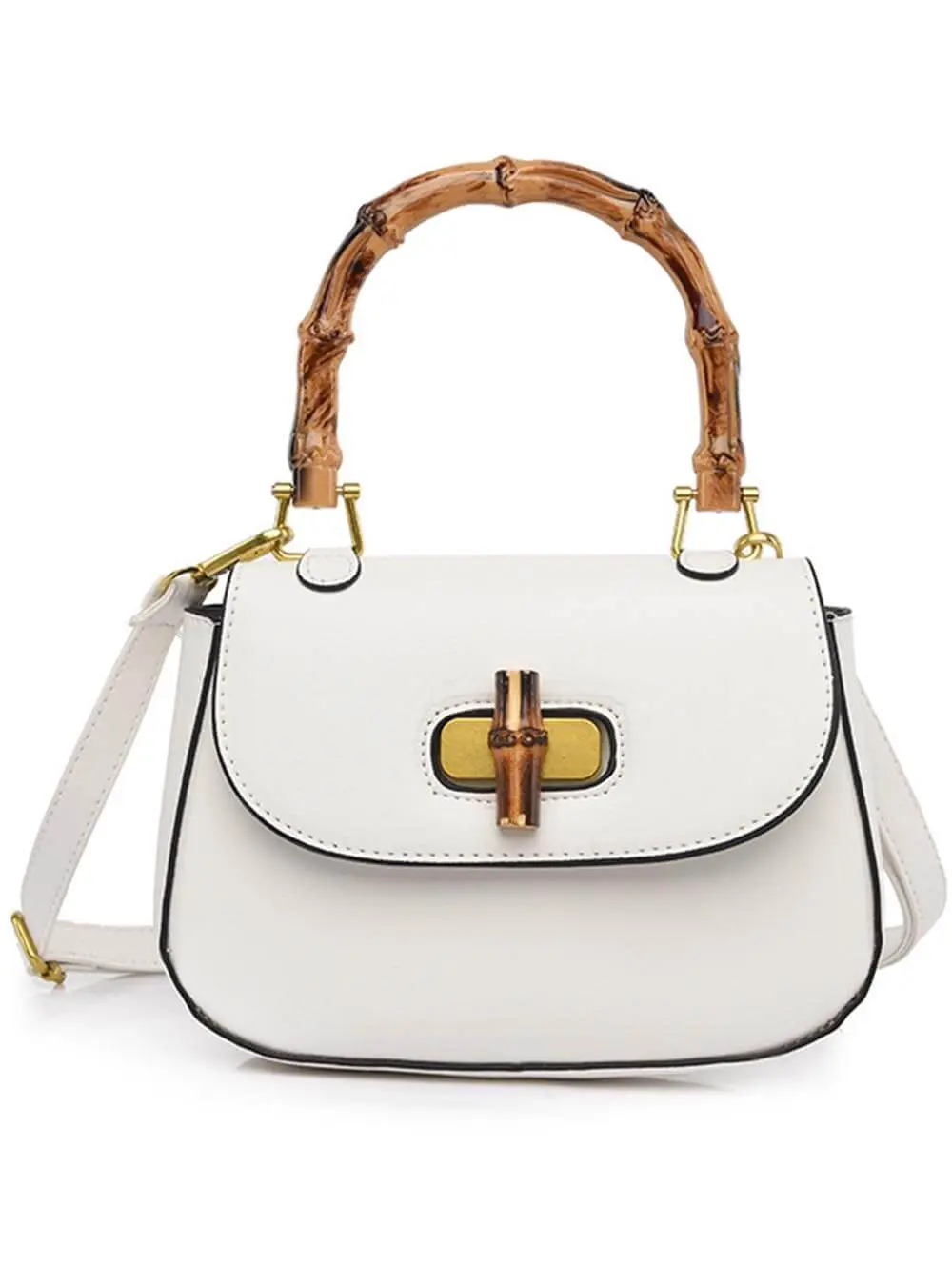 Sac Bandouli��re R��tro en Bambou �C ��l��gance Naturelle et Charme Boh��me