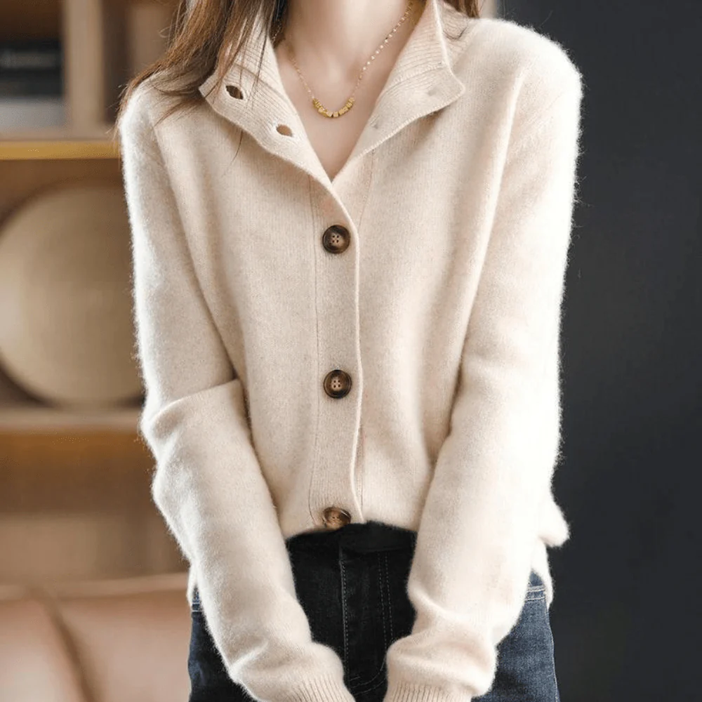 Cardigan ample r��tro femme inspiration cor��enne chic moderne MAX FOR ME