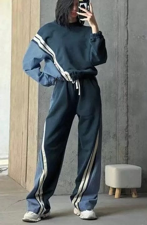 Ensemble 2 pi��ces�C sweat ray�� et pantalon assorti �C MAX FOR ME