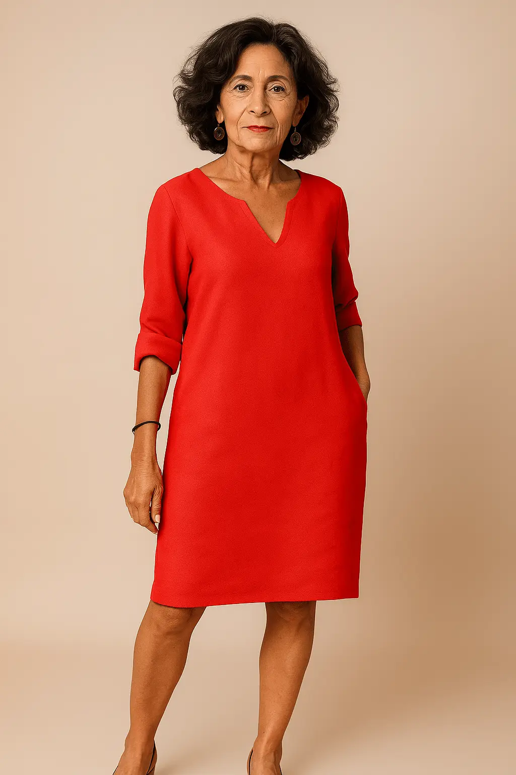 Robe Longue Femme V-Cou - M��lange Soie Mousseline ��l��gante