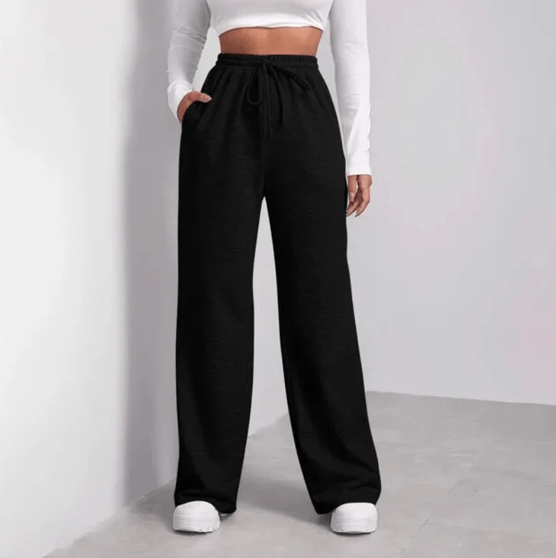 Pantalon large en molleton - confort et style d��contract�� - MAX FOR ME