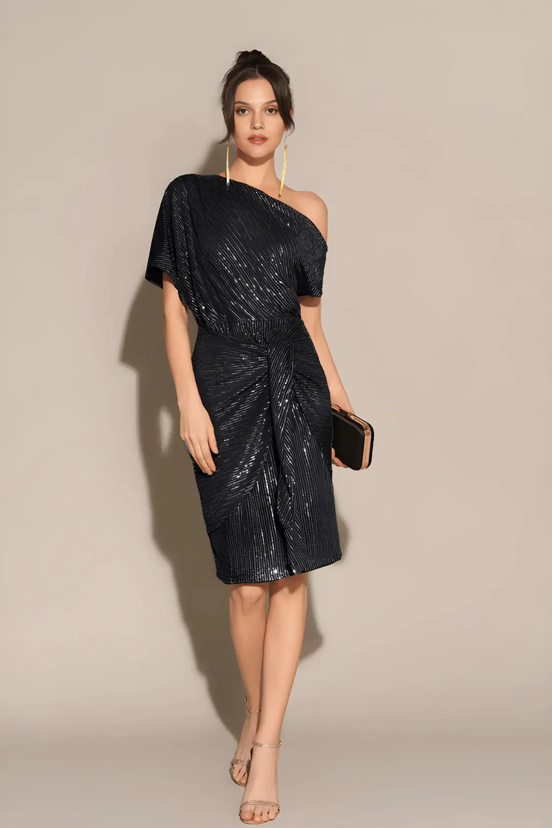 Robe de Soir��e  Paillettes Chic et ��l��gante