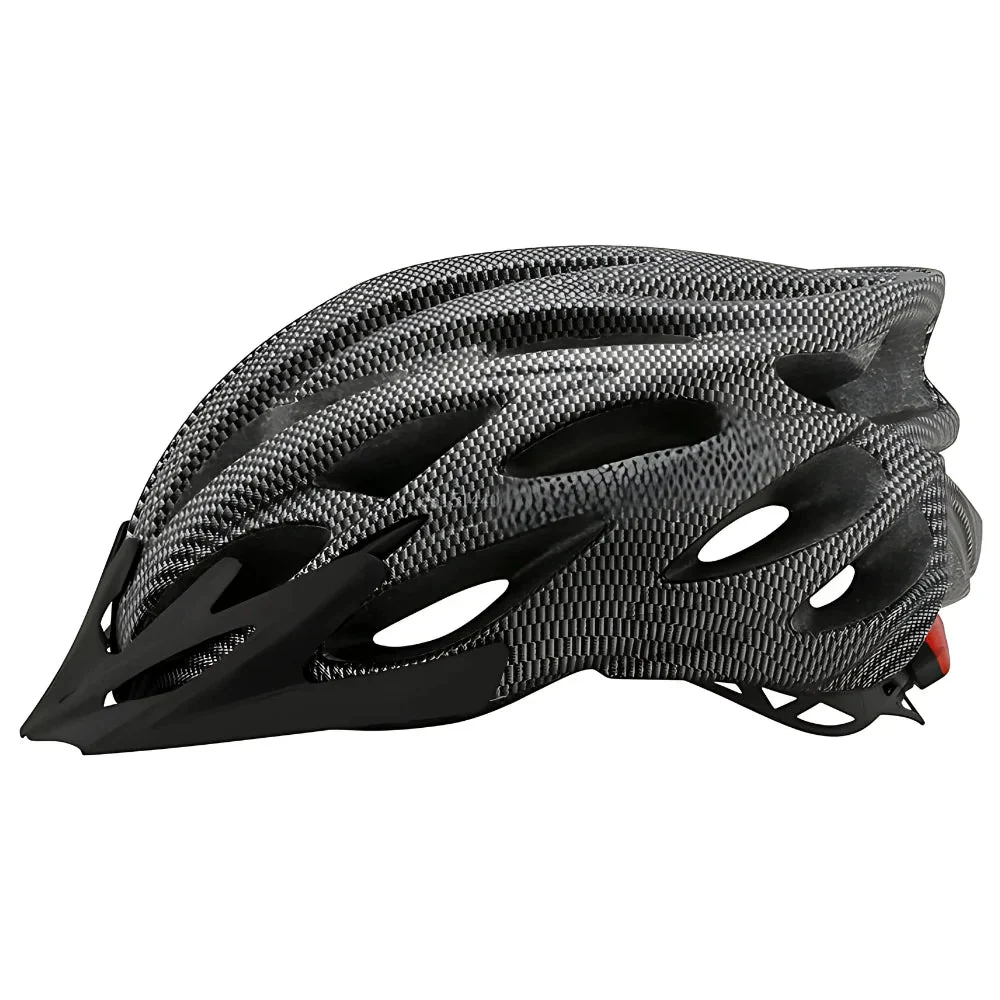 Bike Helmet with Detachable Visor & LED a?? CycloGuarda?��