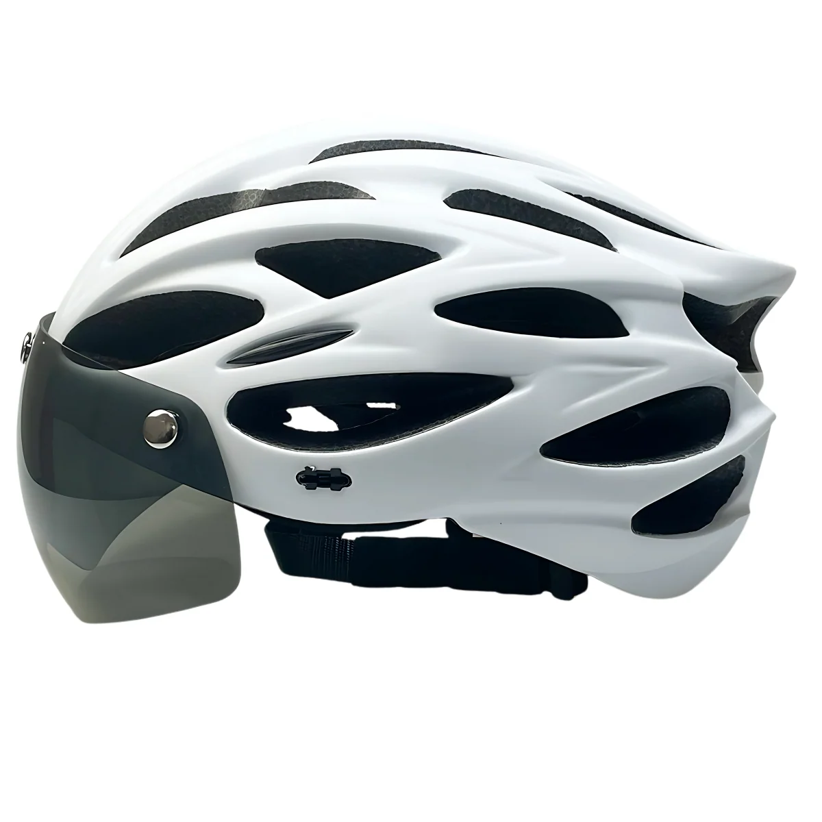 Bike Helmet with Detachable Visor & LED a?? CycloGuarda?��