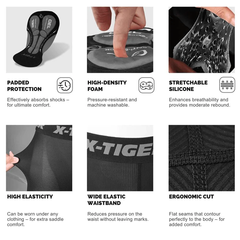 Cycling Underwear with 5D Gel Padding a?? VeloShielda?��