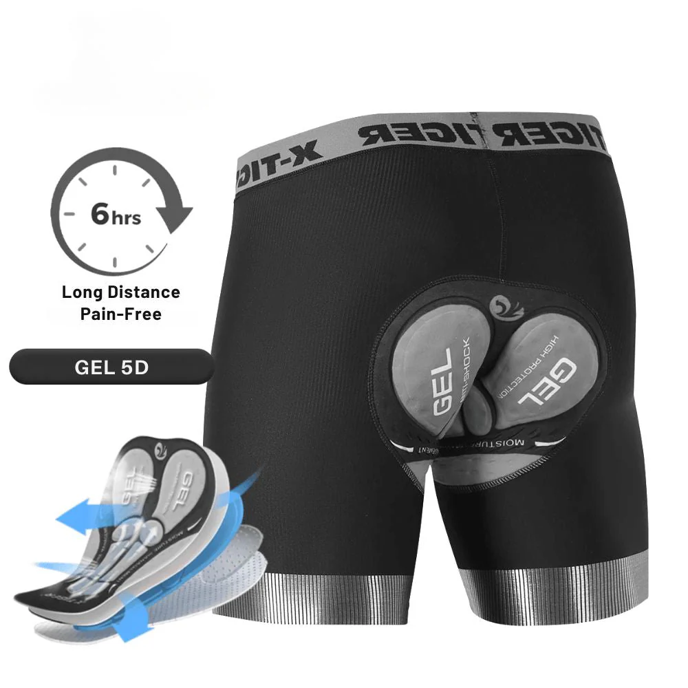 Cycling Underwear with 5D Gel Padding a?? RideGuarda?��