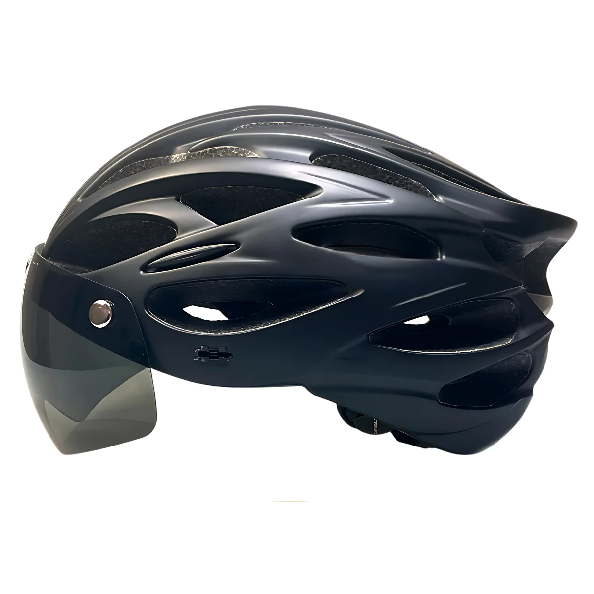 Bike Helmet with Detachable Visor & LED a?? CycloGuarda?��