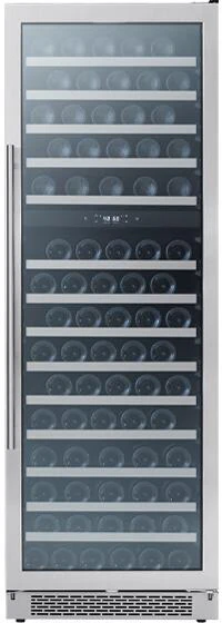 Zephyr 24'' Stainless Steel Dual Zone Wine Cooler 15.25 Cu. Ft.