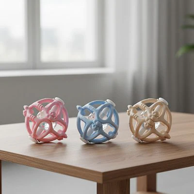 Hochet B��b�� en Bois Naturel | ��veil Color��