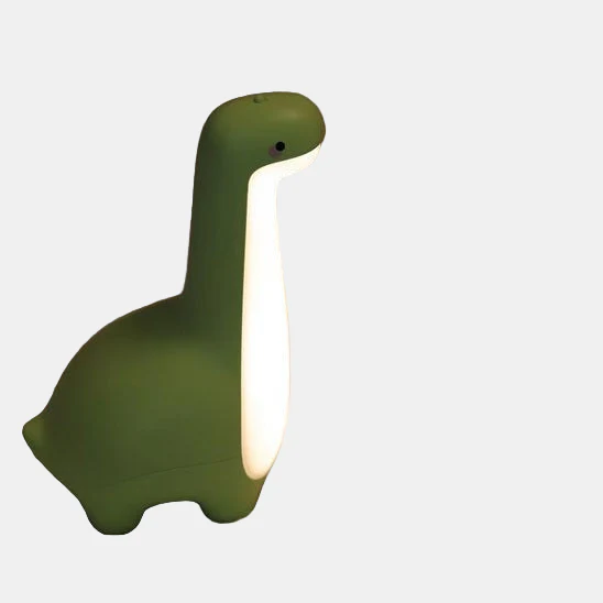 Veilleuse b��b�� dinosaure �C DinoSoft �C rechargeable et en silicone