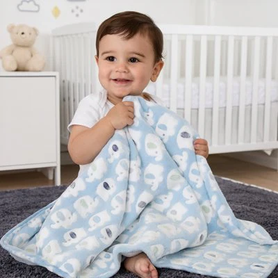 Couverture bebe | Ultra-douce en coton bio