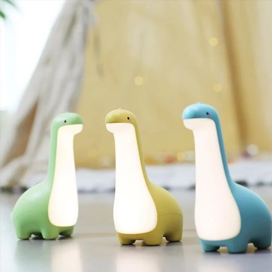 Veilleuse b��b�� dinosaure �C DinoSoft �C rechargeable et en silicone