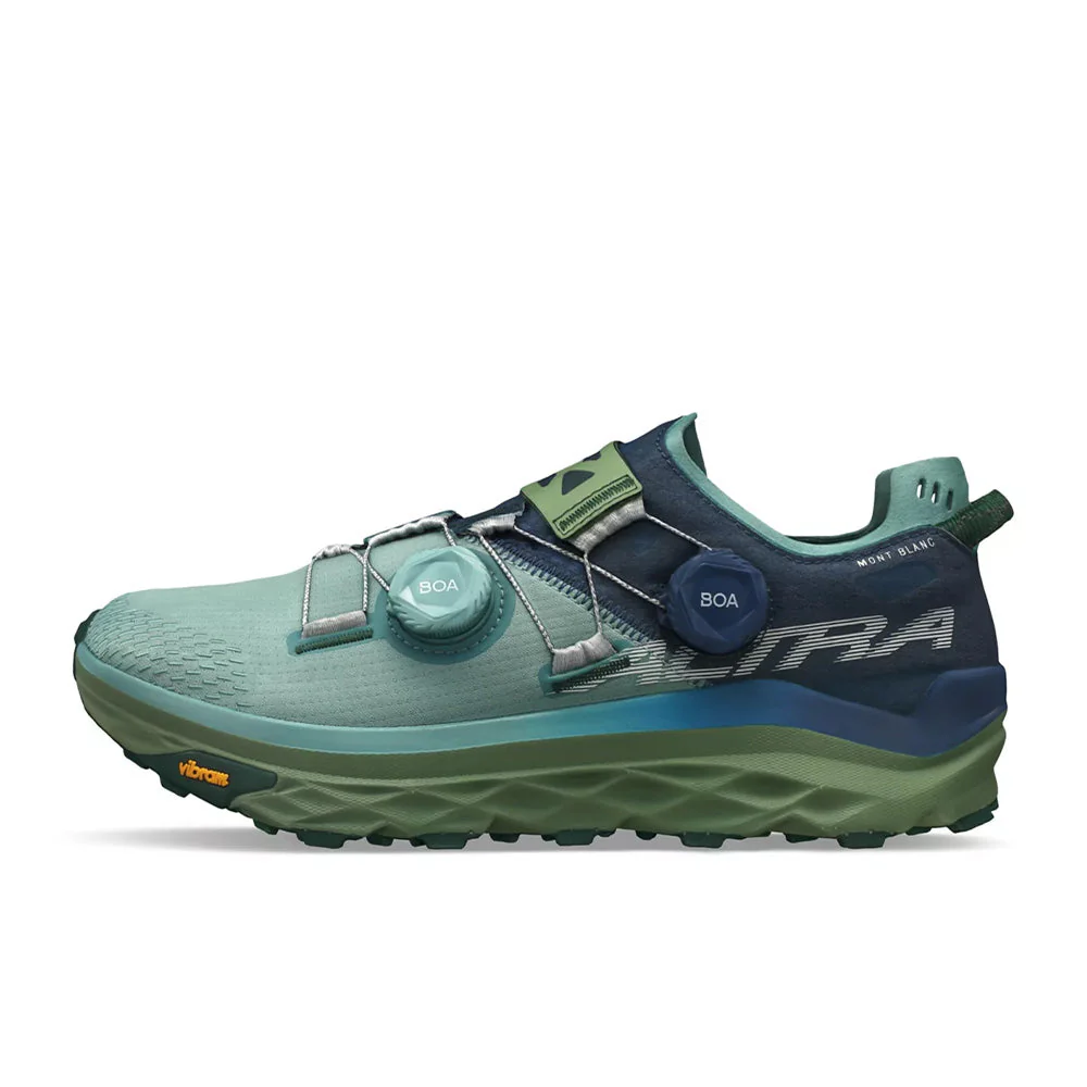 ALTRA MEN'S MONT BLANC BOA BLUE/GREEN