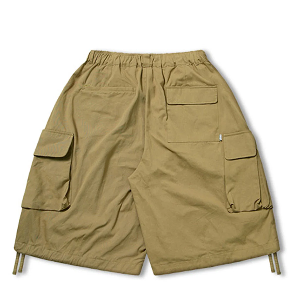 ANGLAN OBLIQUE CARGO HALF PANTS