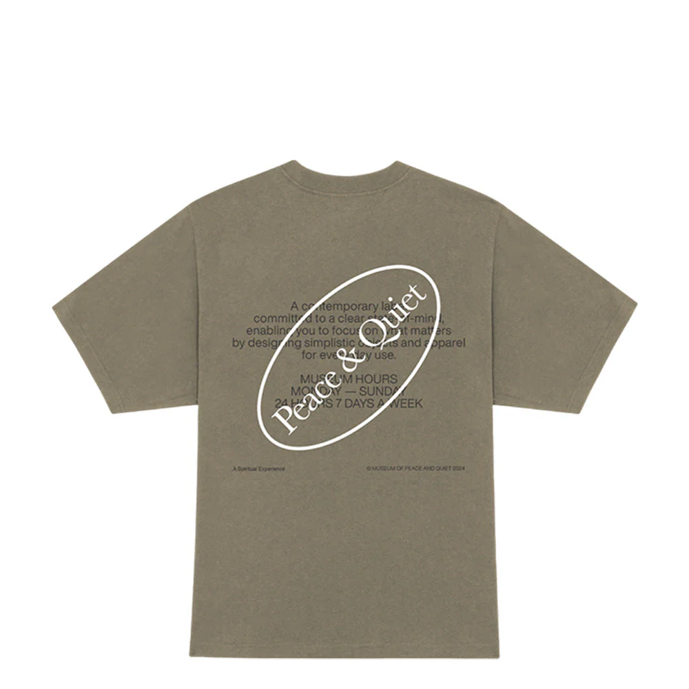 MUSEUM OF PEACE & QUIET MUSEUM HOURS T-SHIRT
