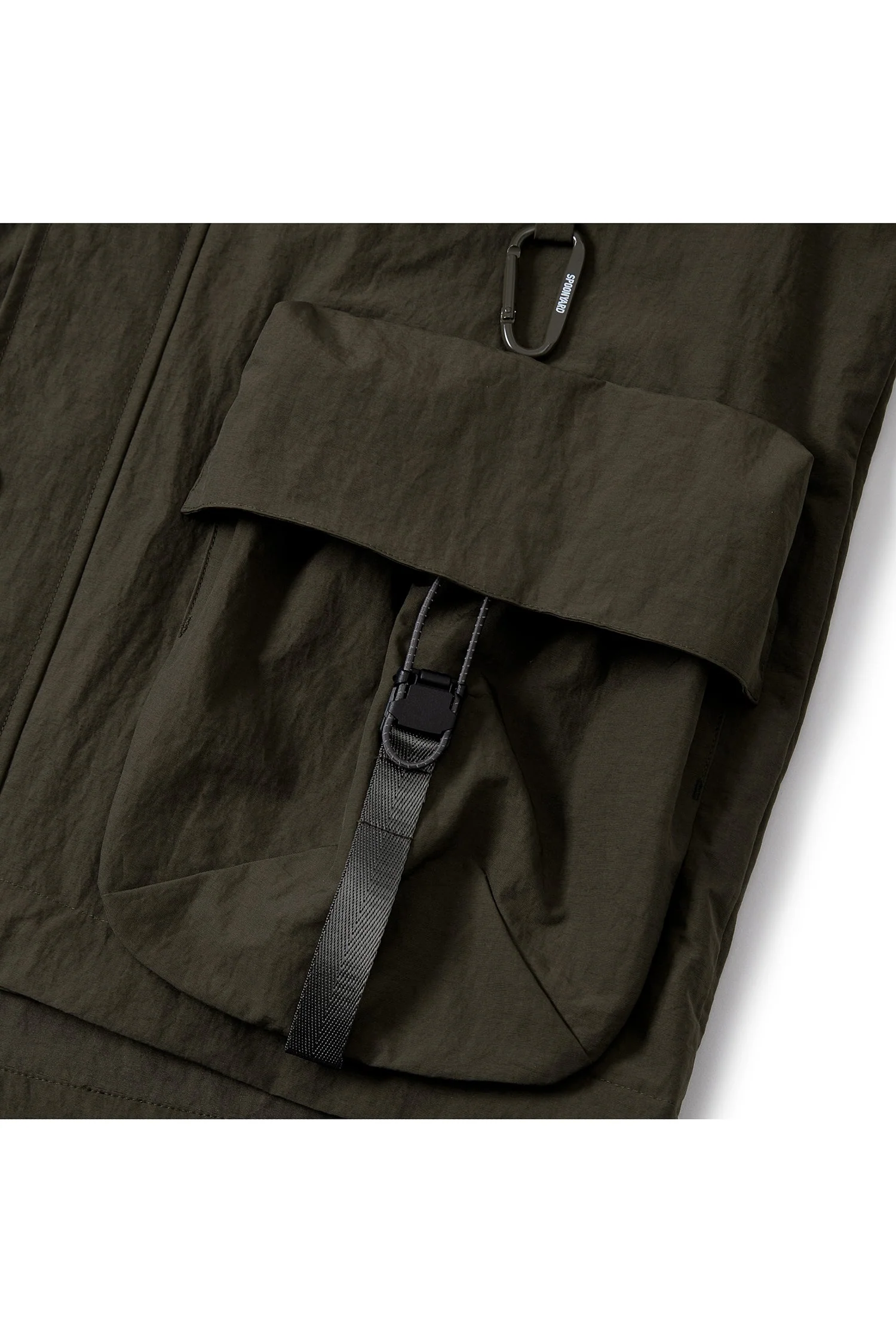 UNISEX MULTI POCKETS HOODED JACKET