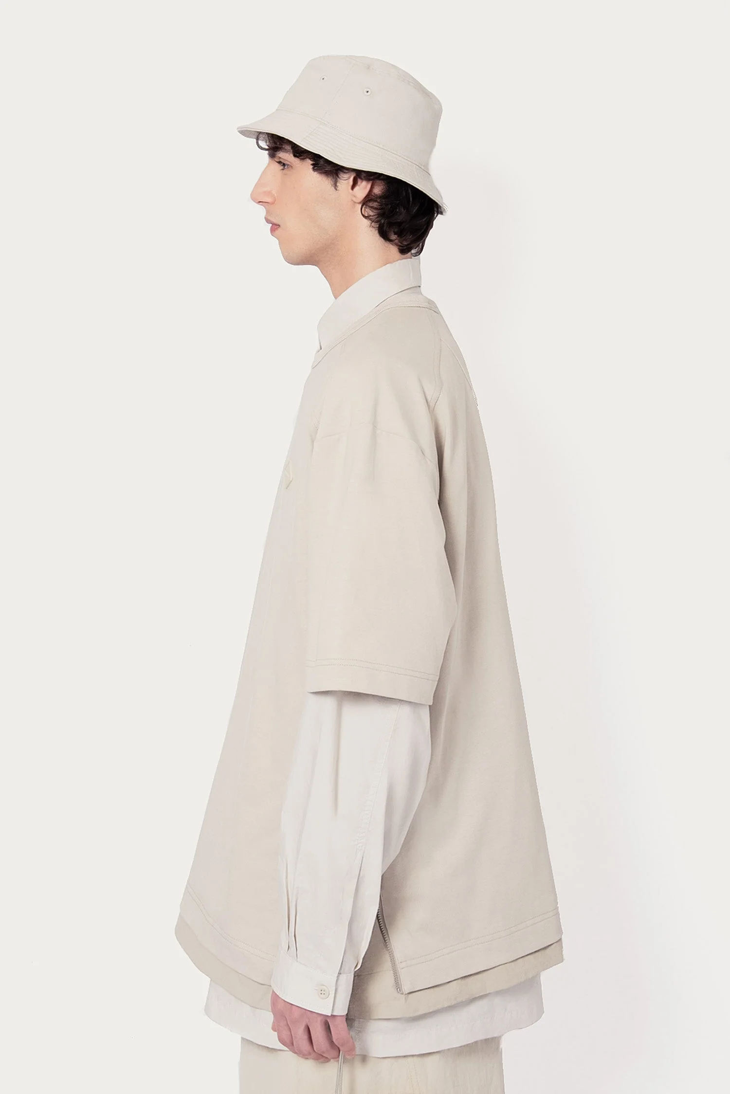 UNISEX SIDE LACE UP TEE