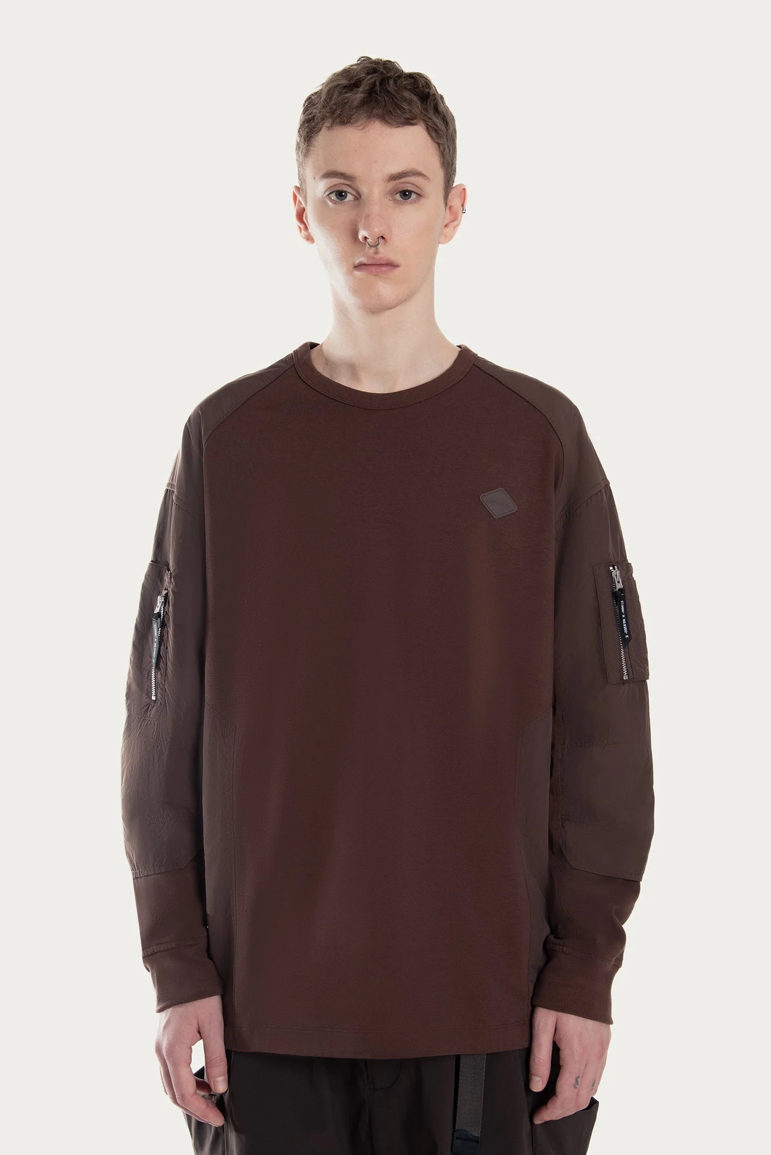 MEN'S POCKET PANEL LS T-SHIRT