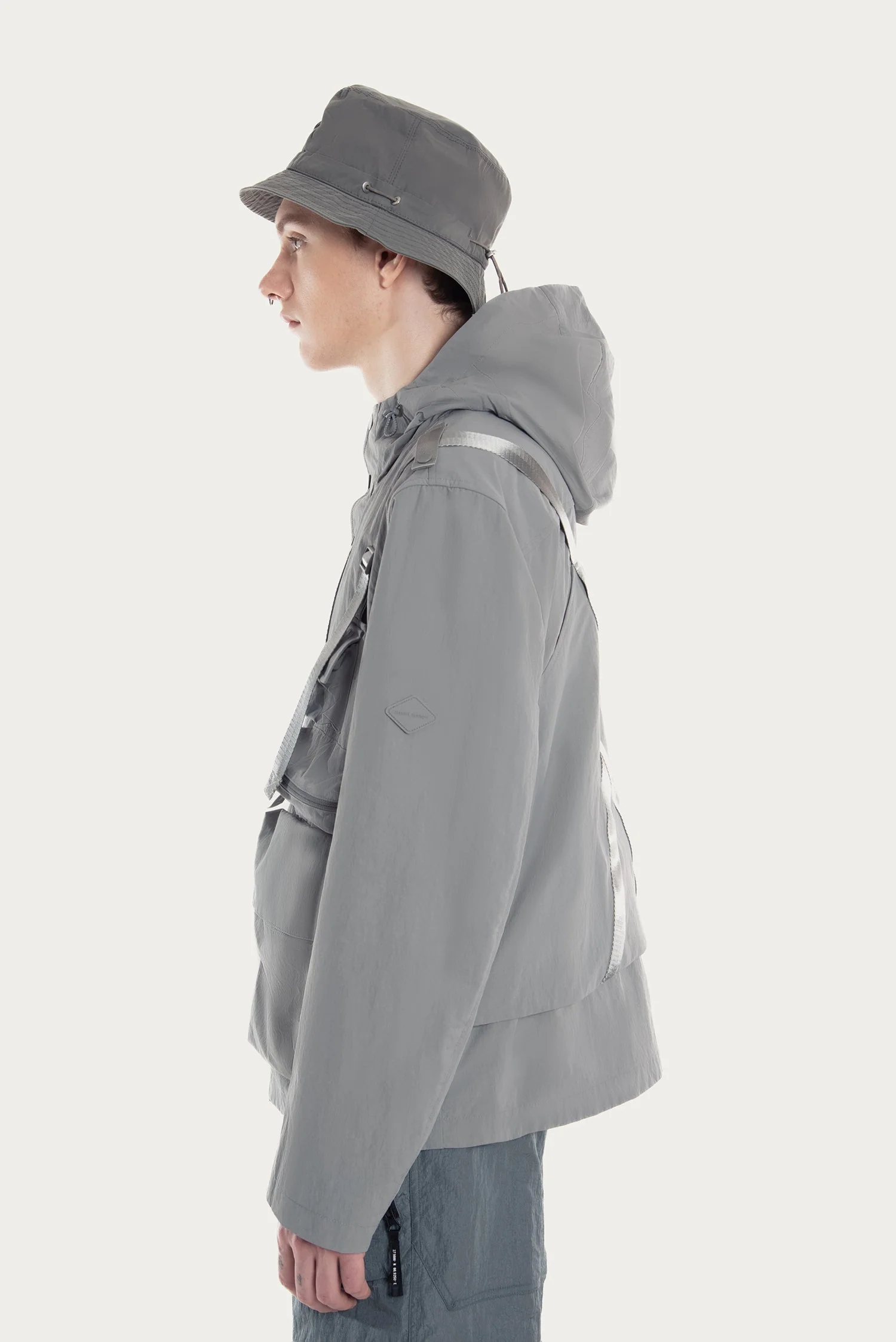 MEN'S 2-IN-1 DETACHABLE VEST-DETAIL JACKET