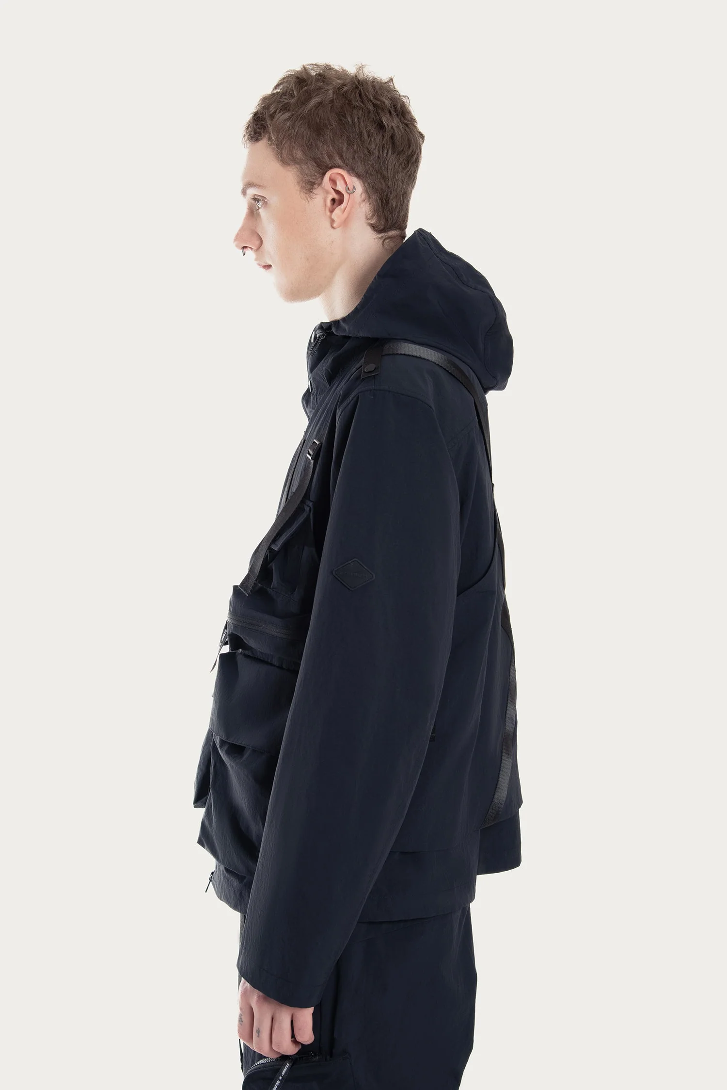 MEN'S 2-IN-1 DETACHABLE VEST-DETAIL JACKET