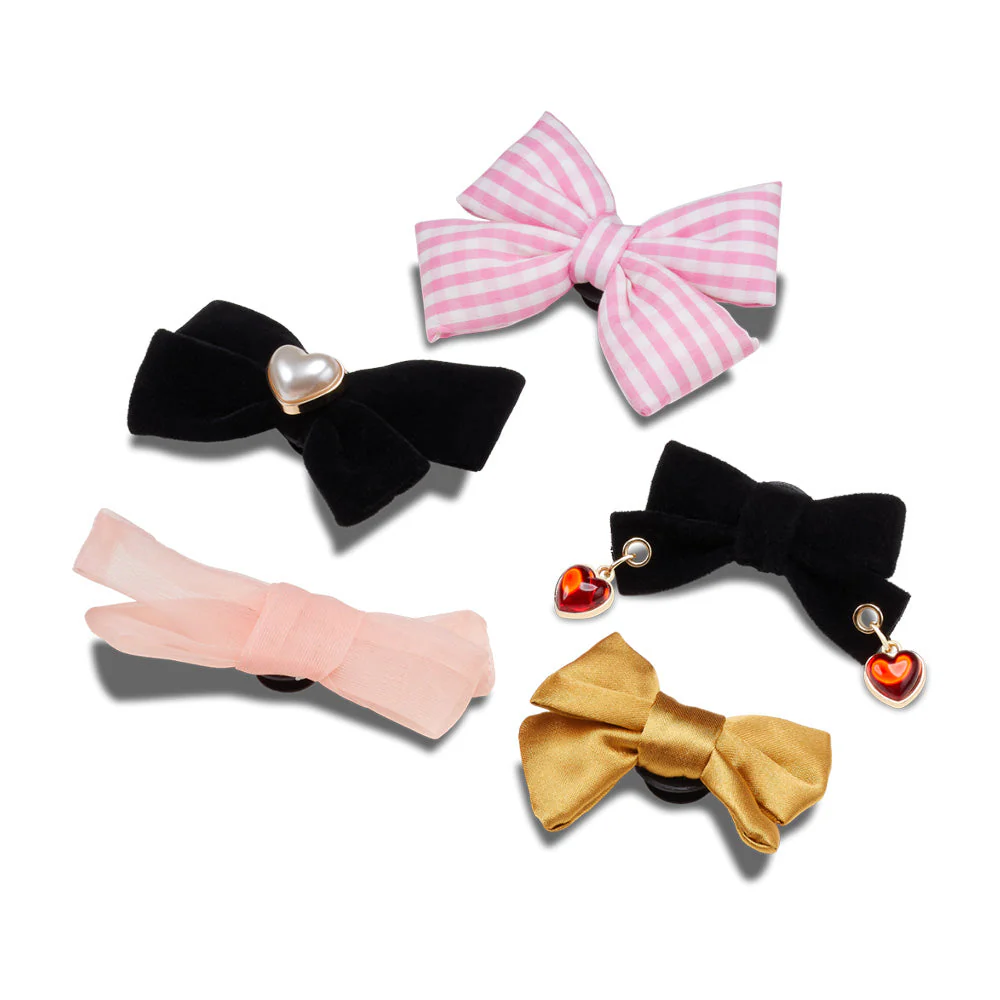 CROCS OVERSIZED MIXED BOWS 5 PCS JIBBITZ