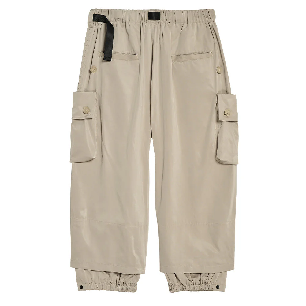 Y-3 NYLON TWILL CUFFED TROUSERS (MEN)