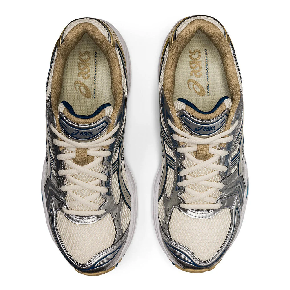 ASICS MEN'S GEL-KAYANO 14 CREAM/PURE SILVER