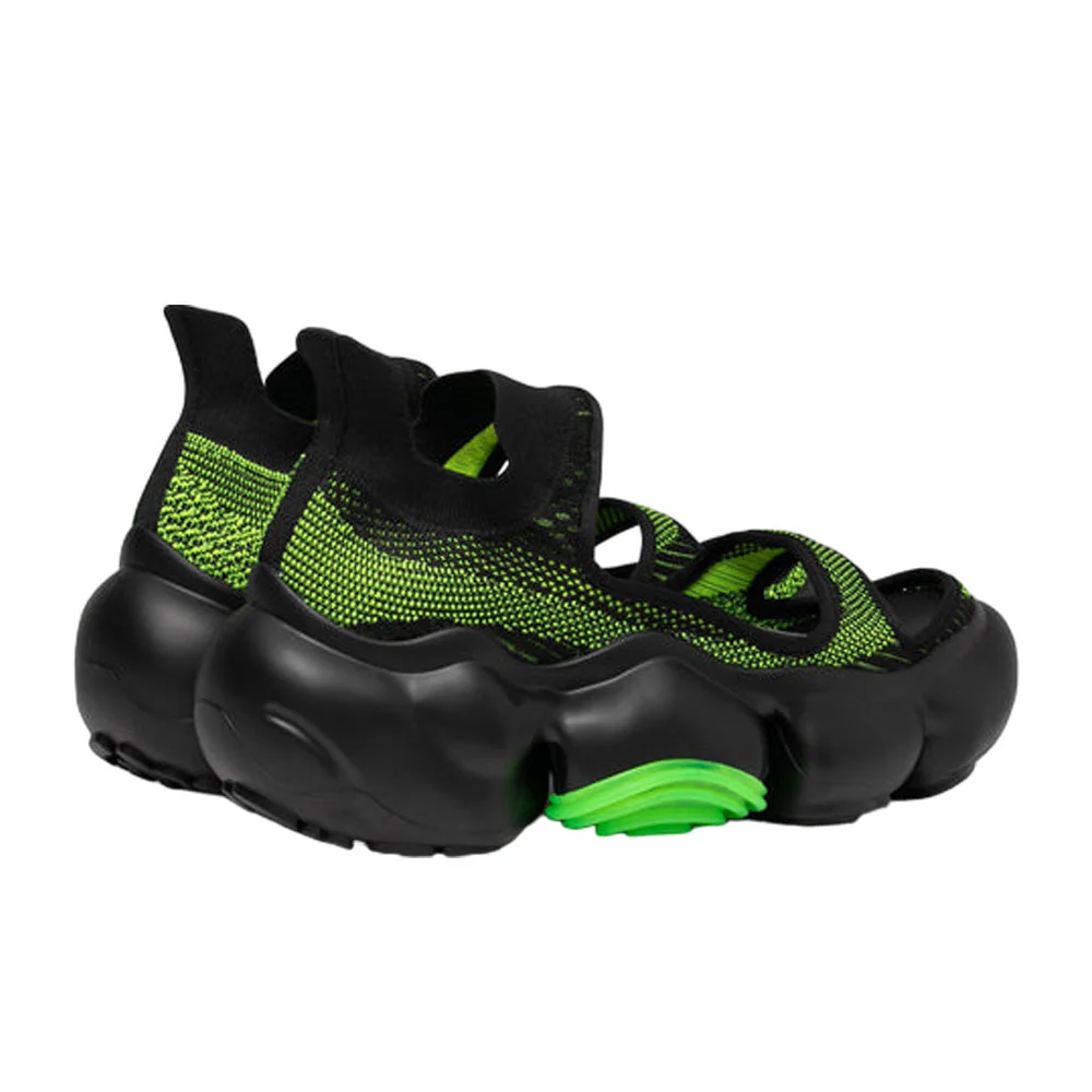 grounds MOOPIE AS1 SANDAL BLACK CITROEN YELLOW/BLACK SOLID