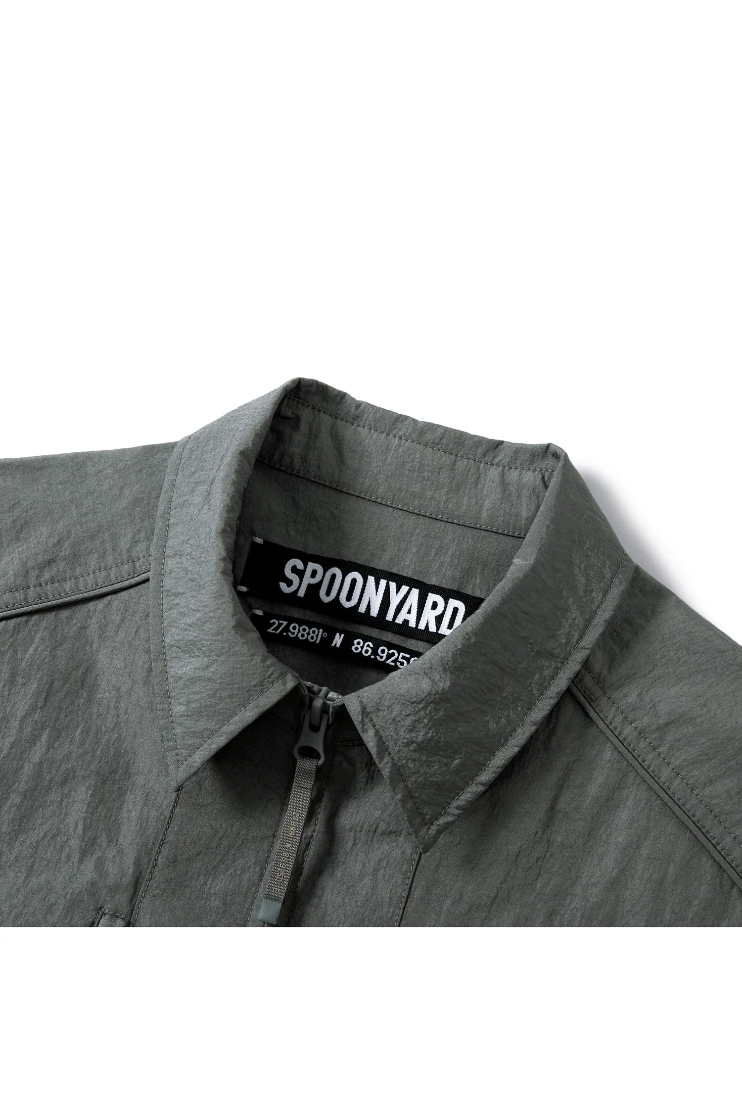 UNISEX ZIPPER POCKETS SHIRT JACKET