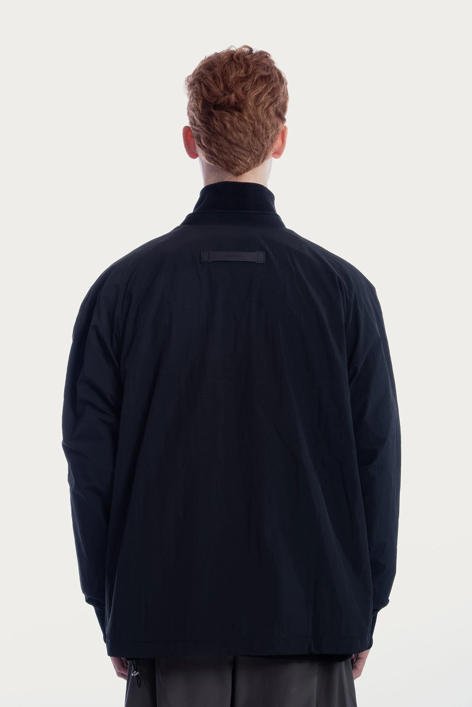 UNISEX FRONT POCKETS NYLON CARDIGAN